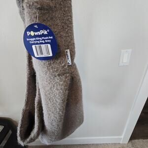 PawsPik NWT Snuggle Sling plush pet carrying shoulder bag